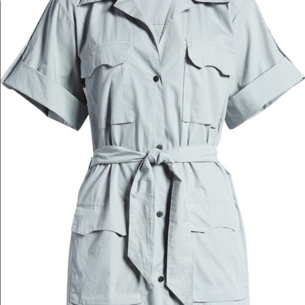 Mini Utilitarian Short Sleeve Dress
S/W/F
